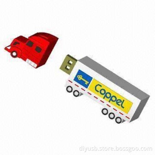 Customized Car-shaped USB Flash Drive with 10-year Data Retention, CE-/RoHS-certified